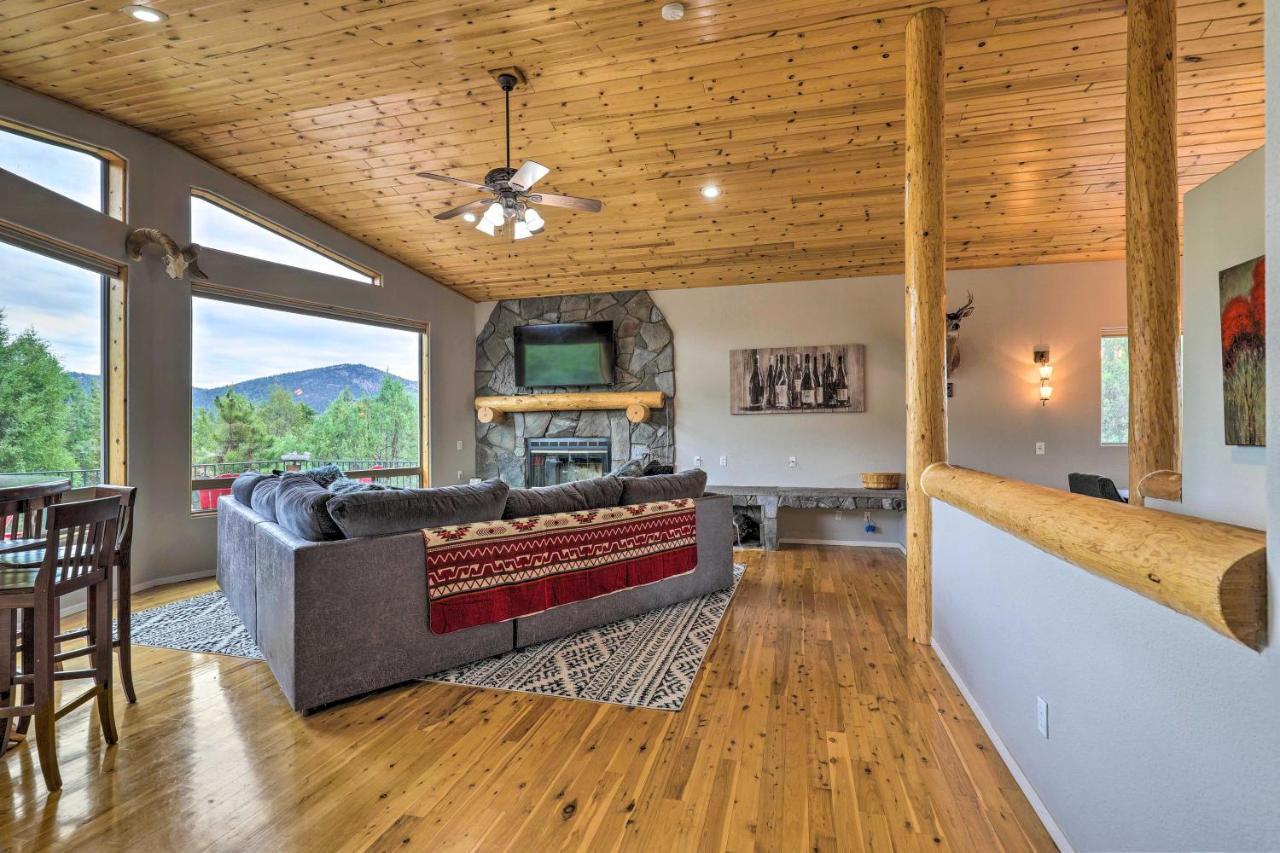 Elkwood Lodge Star Valley Cabin With Hot Tub Payson Exterior foto
