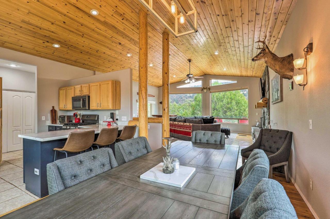 Elkwood Lodge Star Valley Cabin With Hot Tub Payson Exterior foto